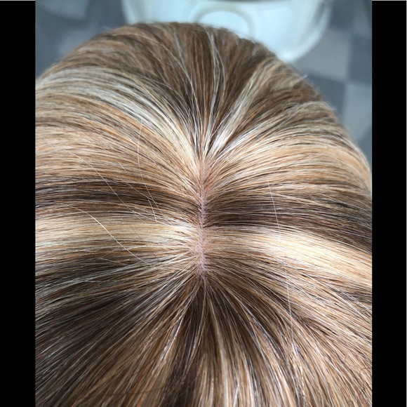 Human hair Bangs Wig 2216 Blonde Mix 2020 - Picture 8 of 8